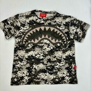 Sprayground Men’s Camo T-Shirt Short Sleeve Size Medium